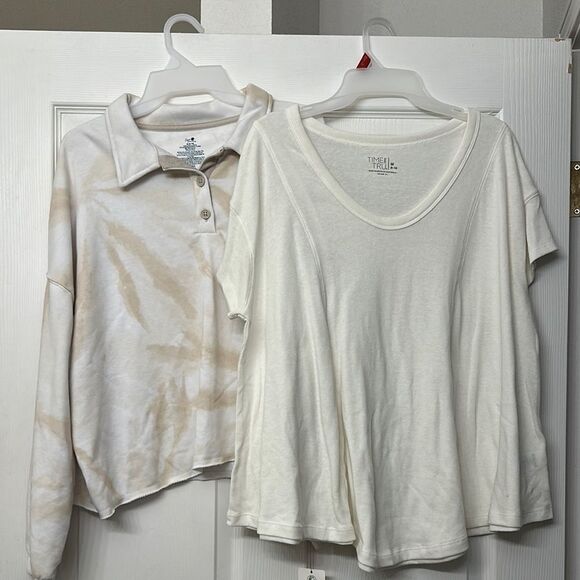 Time and Tru Women's Seamed T-Shirt Size M - Picture 1 of 2